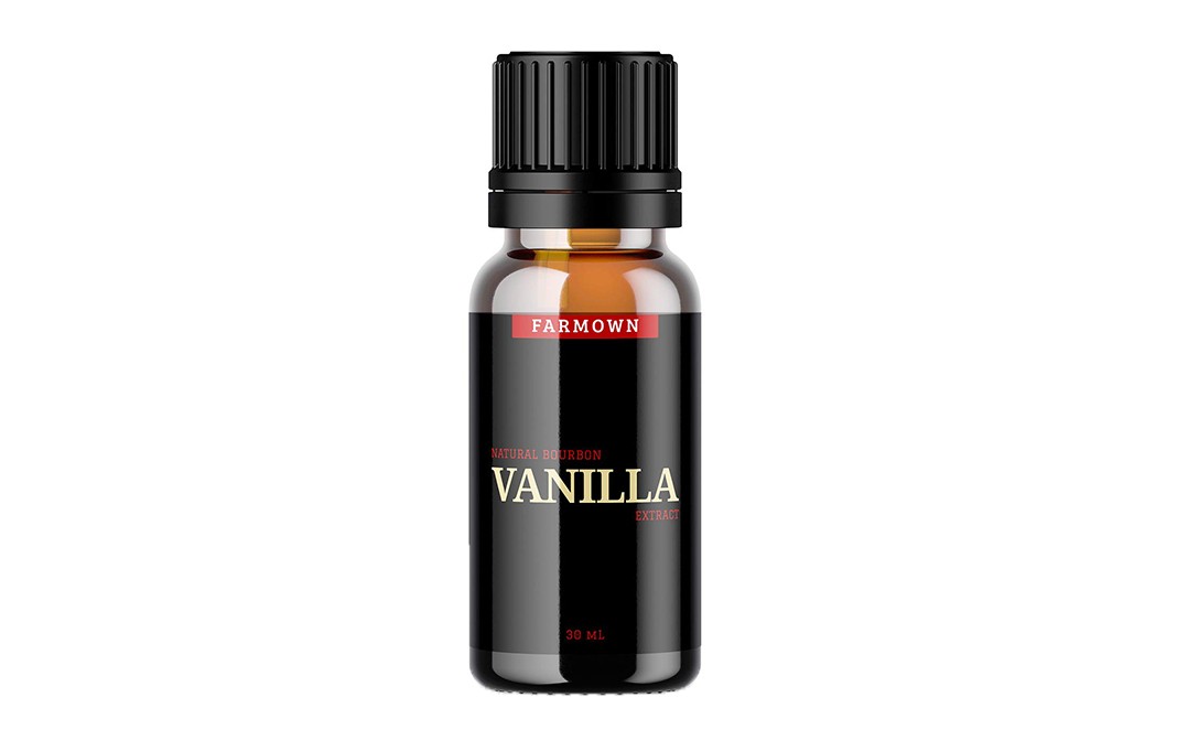 Farmown Natural Bourbon Vaniila Extract   Plastic Bottle  30 millilitre